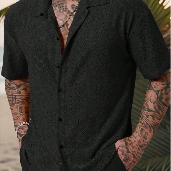 Manfinity Casual Short Sleeve Button Down - Picture 1 of 7